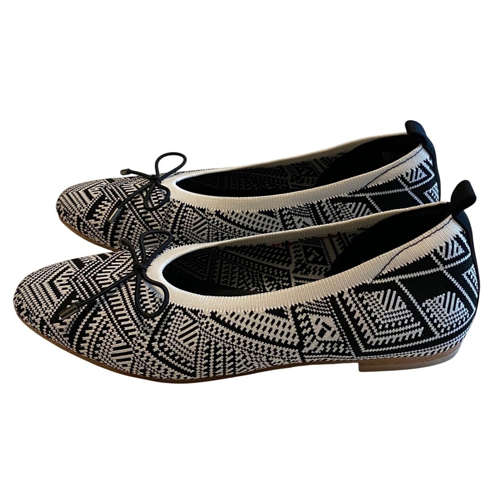 Skechers Womens Cleo Snip Sweet Ballet Flats Size 8 Knit Slip On Memory Foam